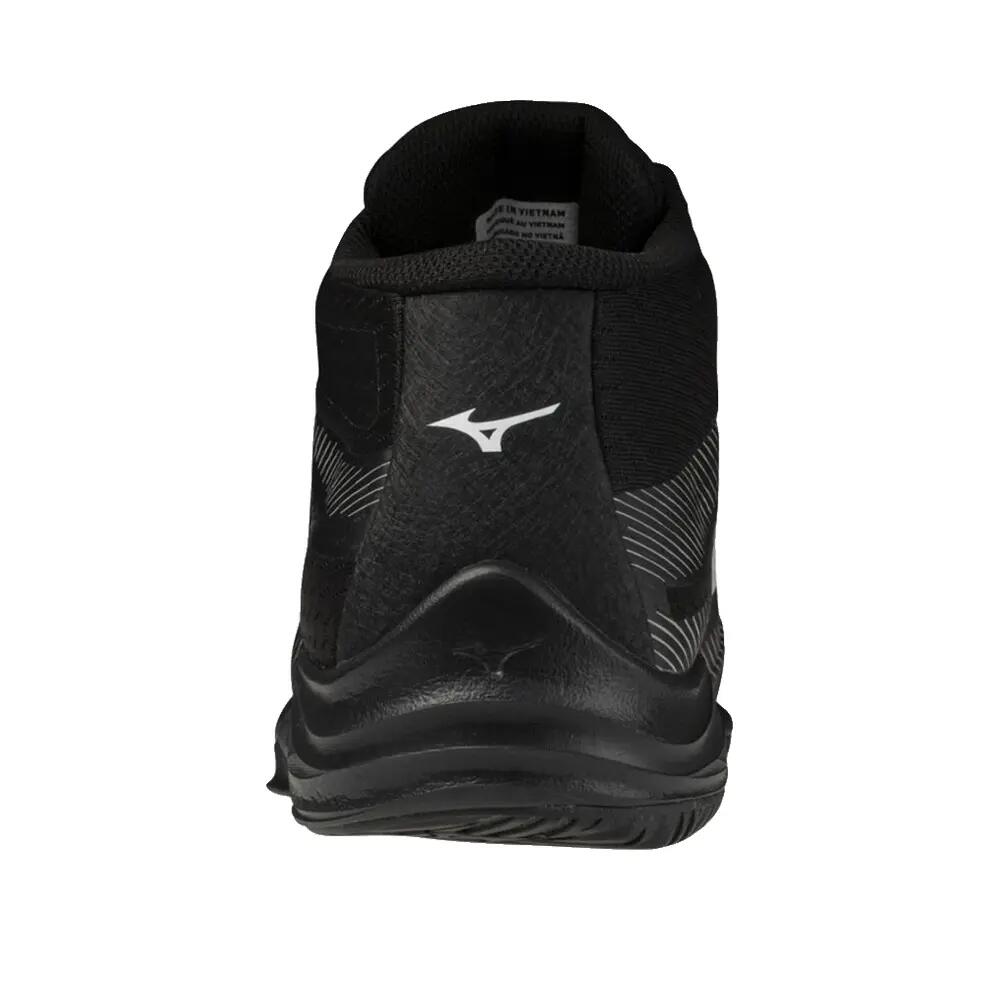 Scarpe sportive Mizuno Lightning Select Mid Nero/Bianco/Grigio ultime 4/5