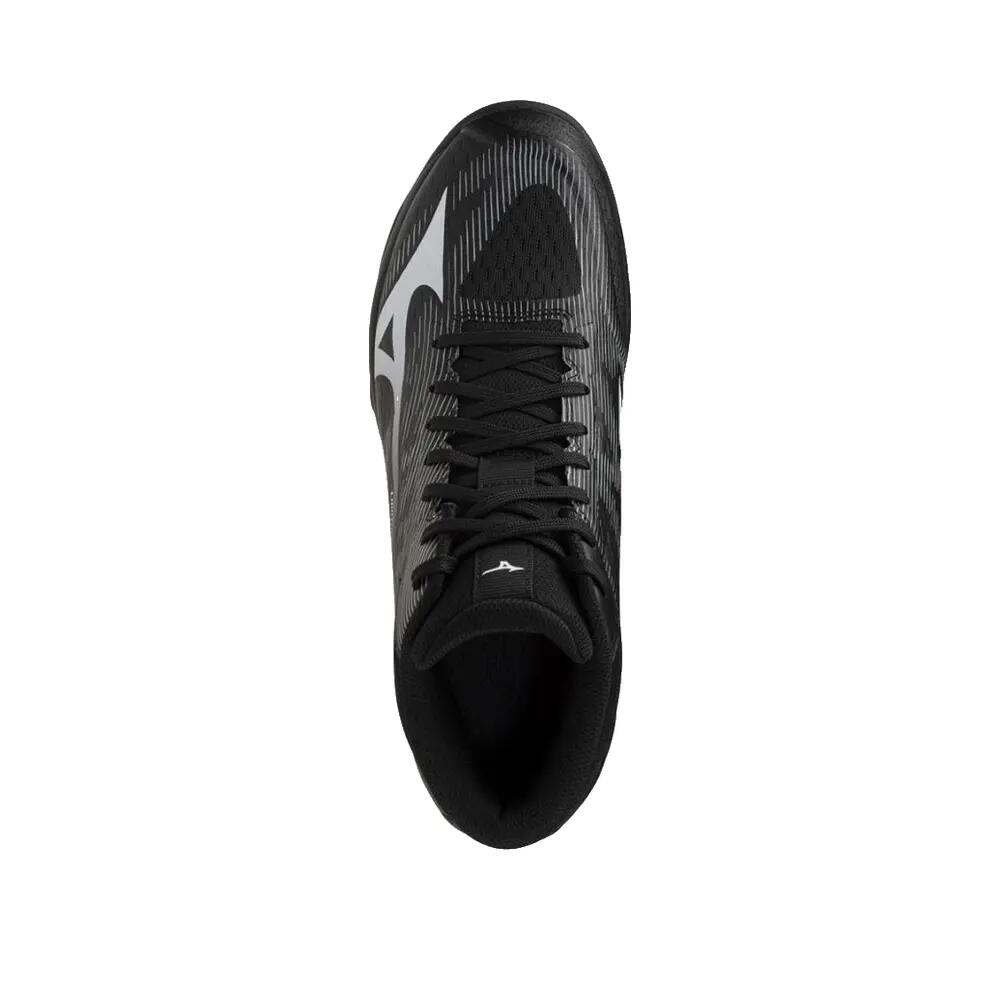 Scarpe sportive Mizuno Lightning Select Mid Nero/Bianco/Grigio ultime 3/5