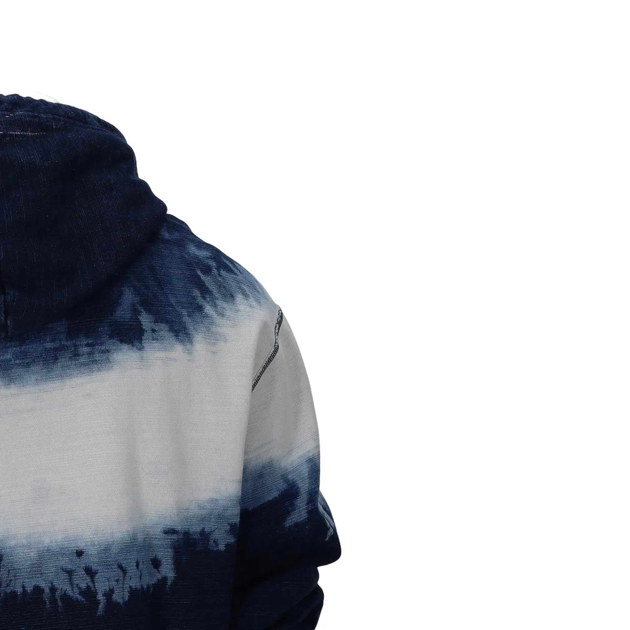 Seconde vie - Sweat à capuche Homme Tie-dye indigo - Excellent 10/15