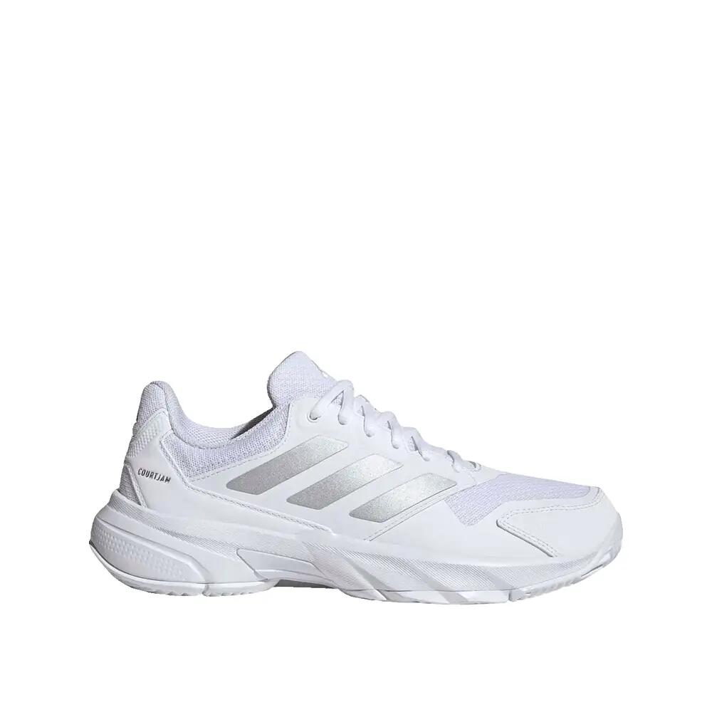 Zapatillas adidas CourtJam Control 3 Blanca/Plata 1/6