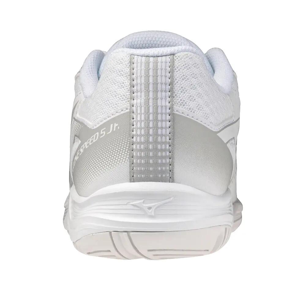 Mizuno Cyclone Speed 5 Indoor Shoes White/Harbor Mist 2/6