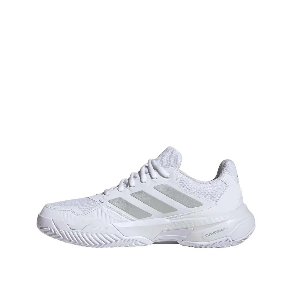 Zapatillas adidas CourtJam Control 3 Blanca/Plata 3/6