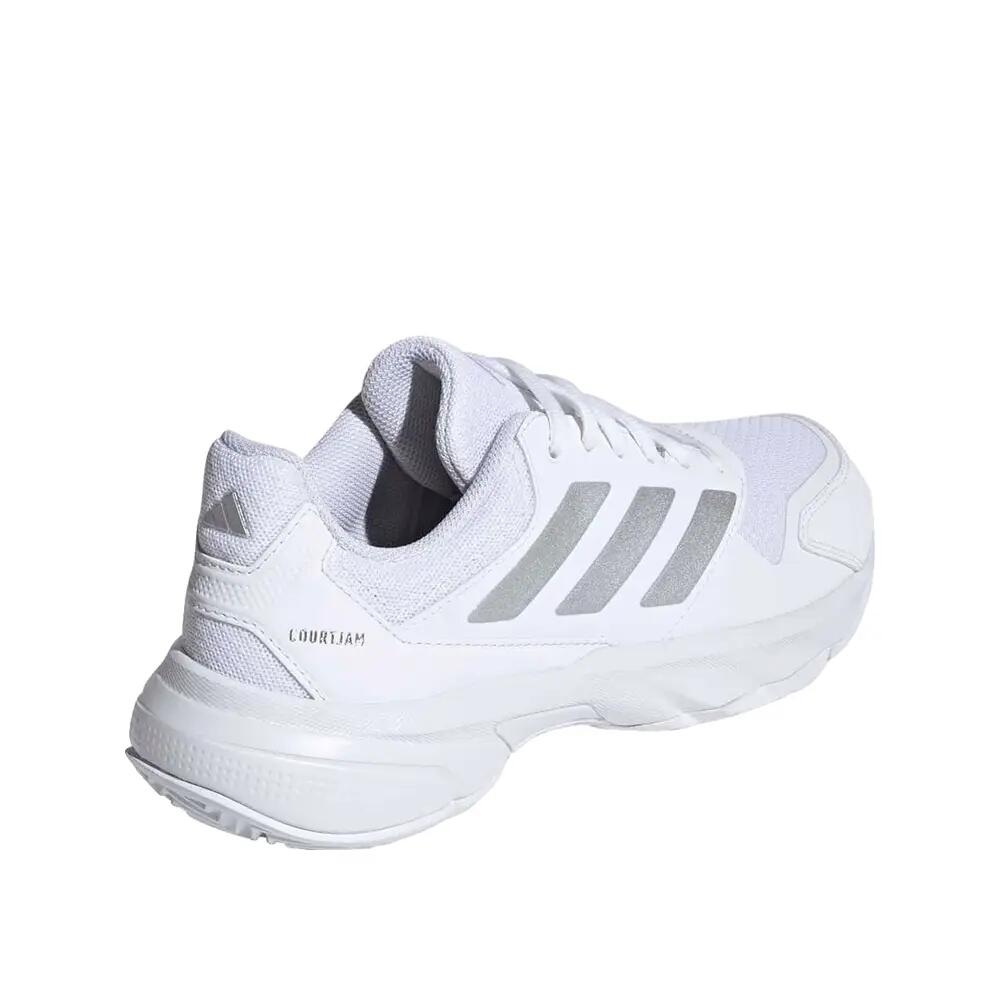 Zapatillas adidas CourtJam Control 3 Blanca/Plata 2/6
