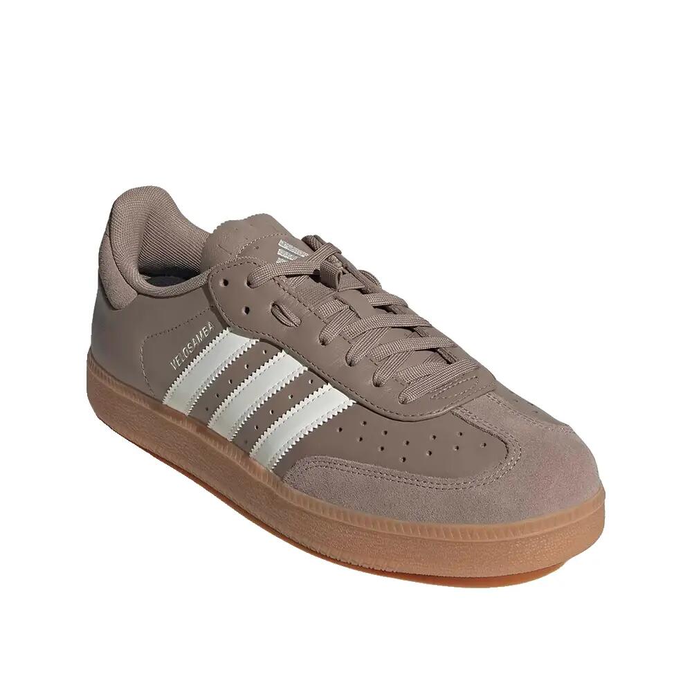 Chaussures de vélo Adidas Velosamba Cuir Marron/Blanc/Noir 2/8