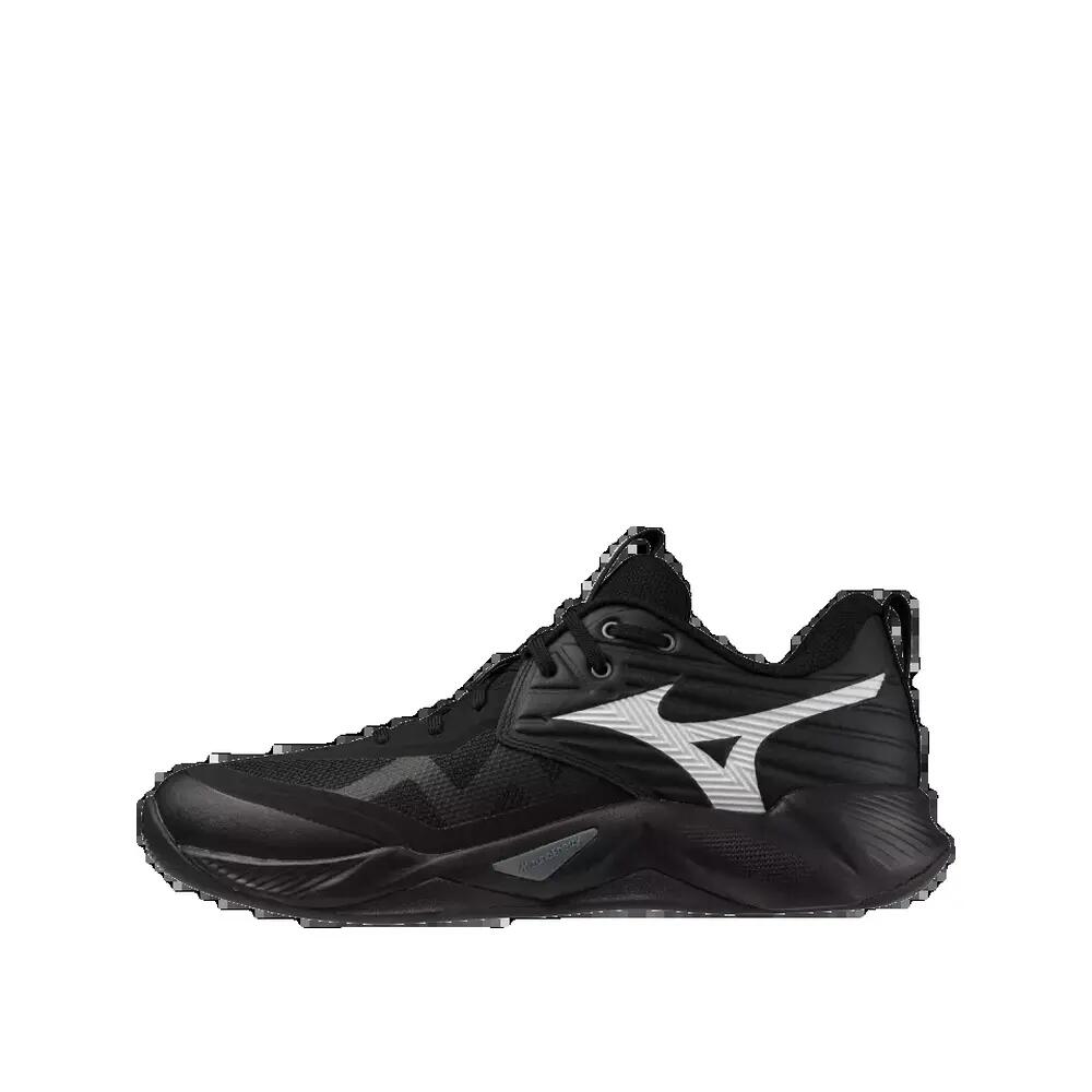 Buty sportowe Mizuno Wave Momentum Pro Czarne/Białe/Srebrne 2/6