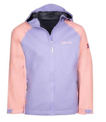 Mädchen Regenjacke Haugesund Marineblau/Magenta