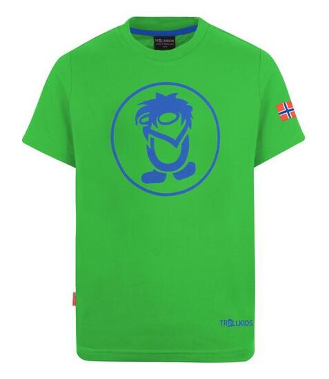 T-shirt enfant Troll T vert clair / bleu