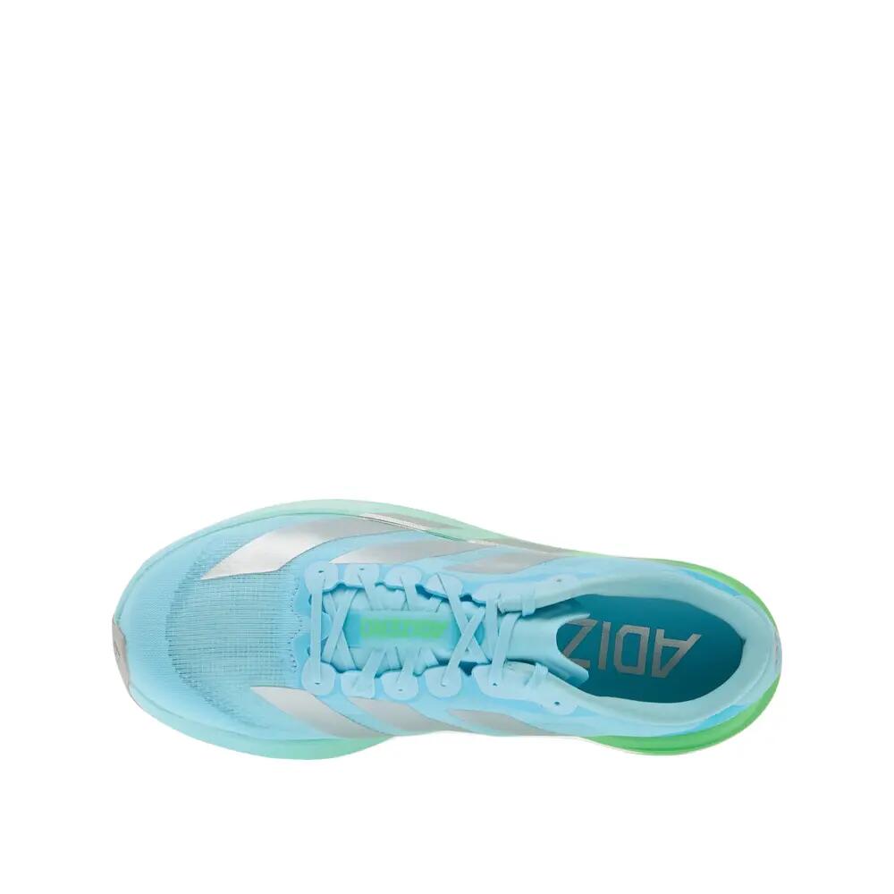 Chaussures de course adidas adizero evo sl Bleu/Silver Métallique/Vert Screaming 3/6