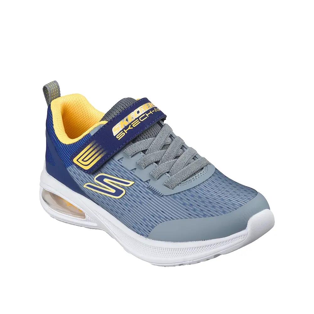 Buty Skechers Microspec Max Advance Niebieskie 2/5
