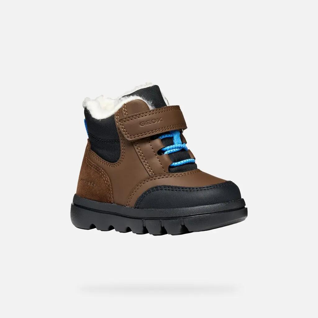 Bottines Bébé Garçon WILLABOOM BABY BOY Marron Foncé/Noir 3/7