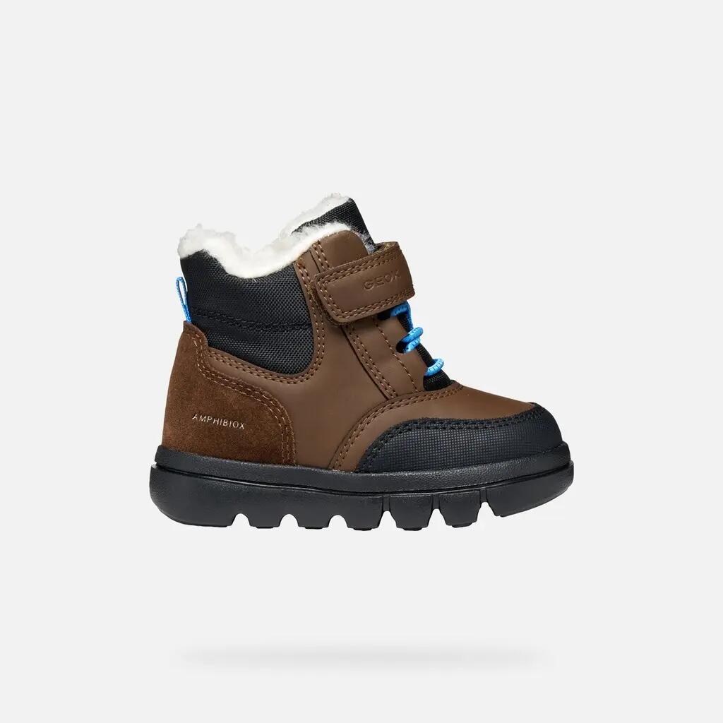 Bottines Bébé Garçon WILLABOOM BABY BOY Marron Foncé/Noir 2/7