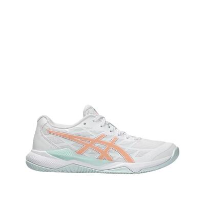 Schoenen asics gel-tactic 12 dames wit/oranje