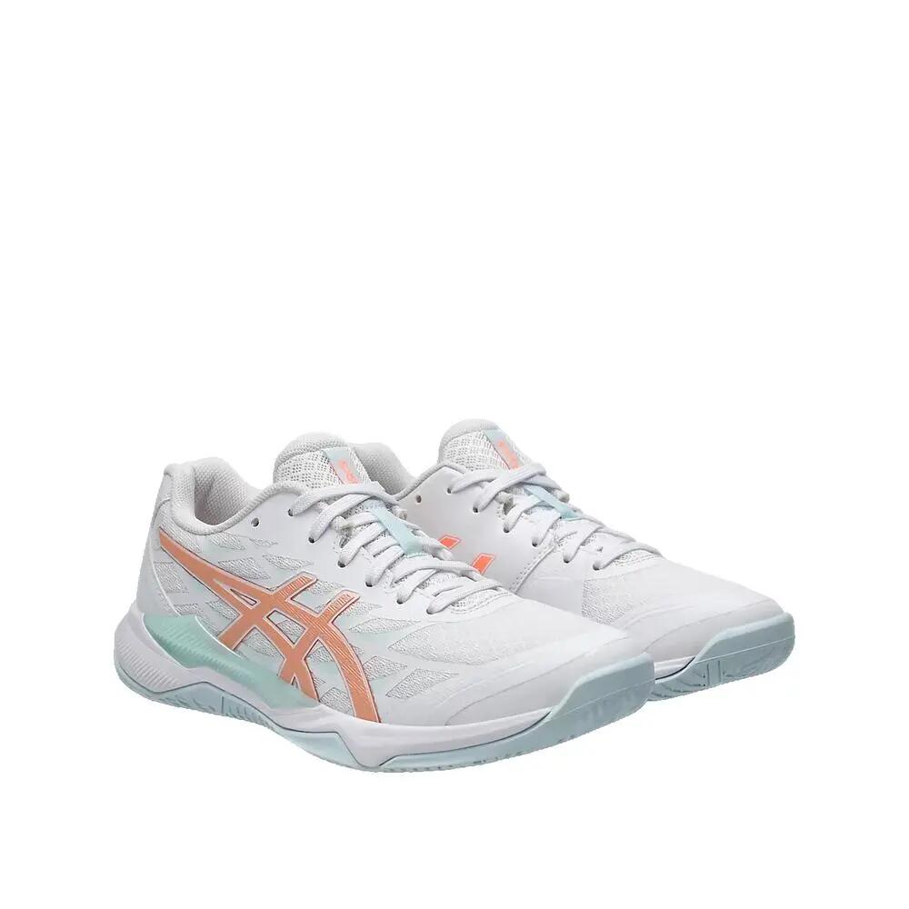 Buty ASICS GEL-TACTIC 12 Kobieta Biały/Pomarańczowy 3/3