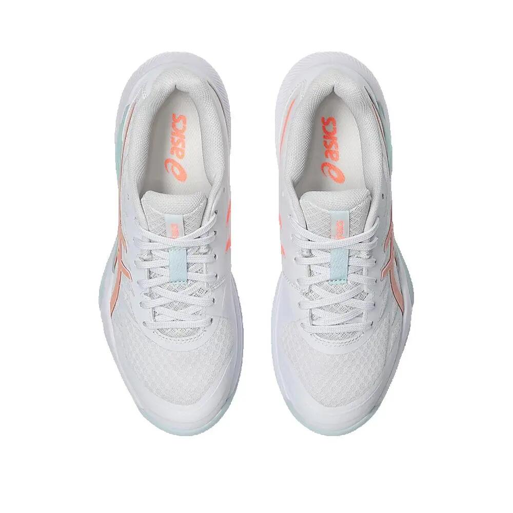 Buty ASICS GEL-TACTIC 12 Kobieta Biały/Pomarańczowy 2/3