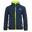 Kids Fleece Jacket Oppdal XT Ademend Isolerend Marineblauw/Lime