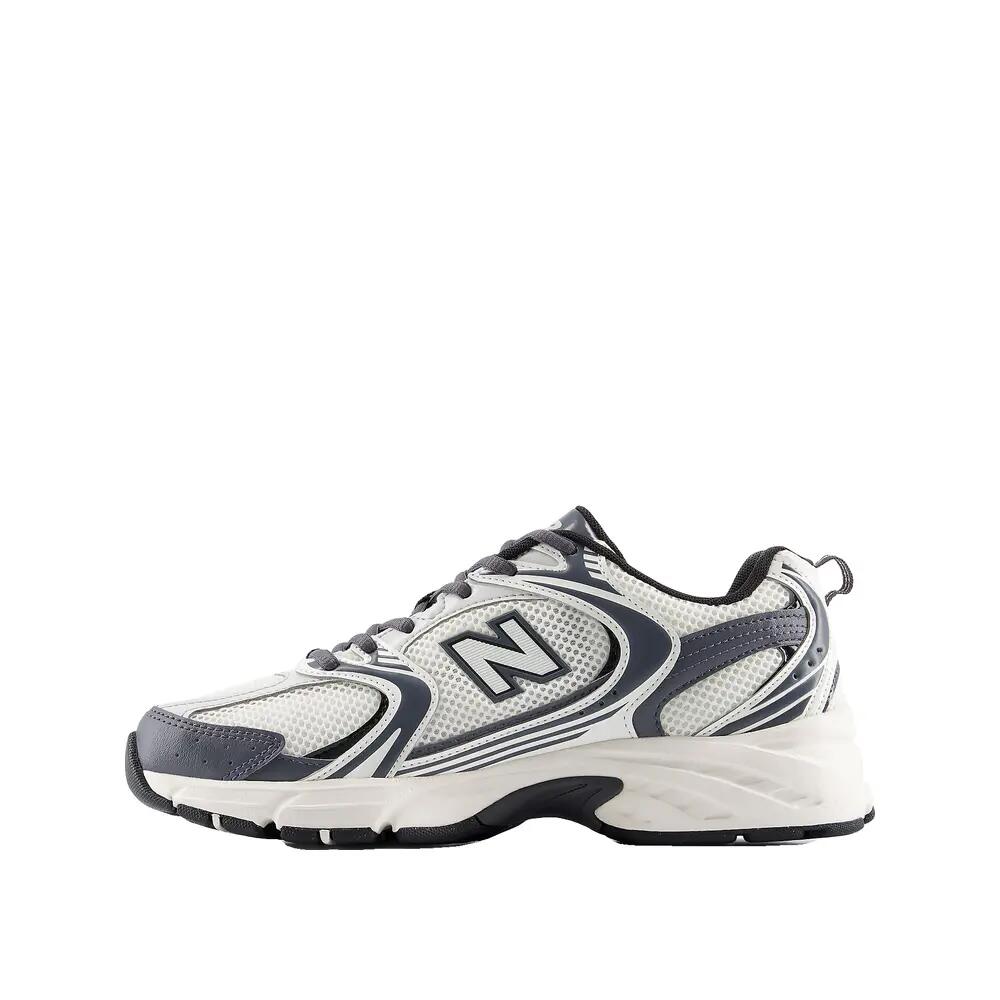 Sneakers New Balance 530 Bianche e Grigie 3/5