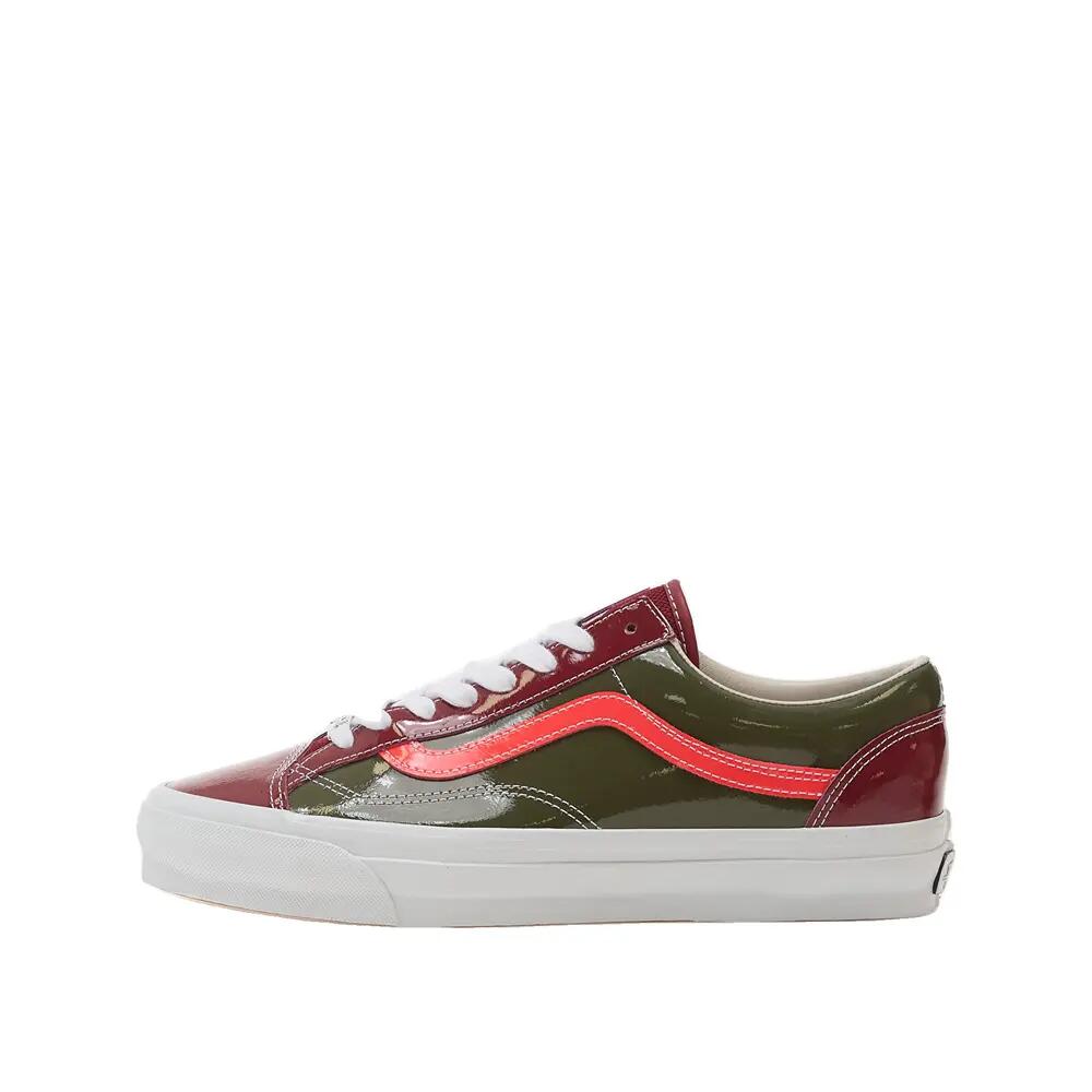 Zapatillas Vans Old Skool Patent Burdeos/Oliva 6/6