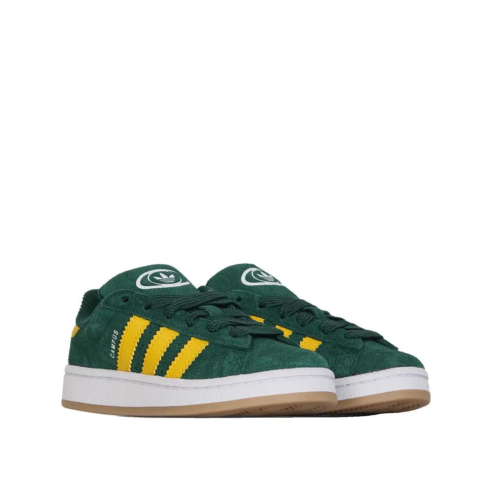Chaussures Adidas Campus 00s Vert/Jaune 3/4