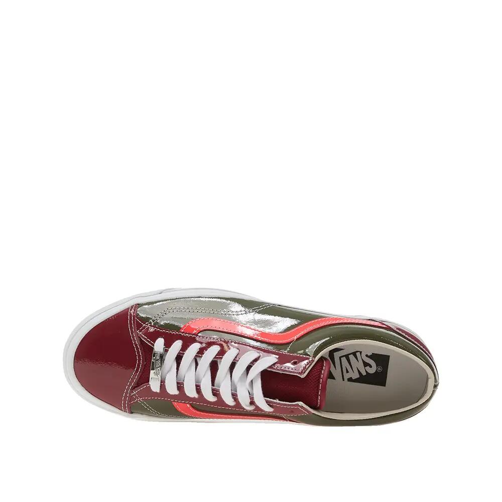 Zapatillas Vans Old Skool Patent Burdeos/Oliva 3/6