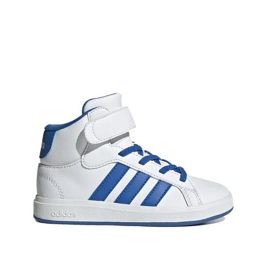 Zapatos Adidas Grand Court Mid Niño Blanco/Azul