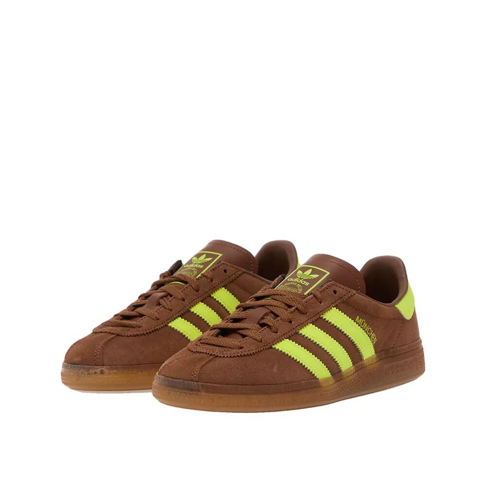 Chaussures adidas Muenchen Suède Marron/Jaune 5/6