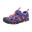 Sandales de plein air pour enfants Kroksand violet foncé/rose