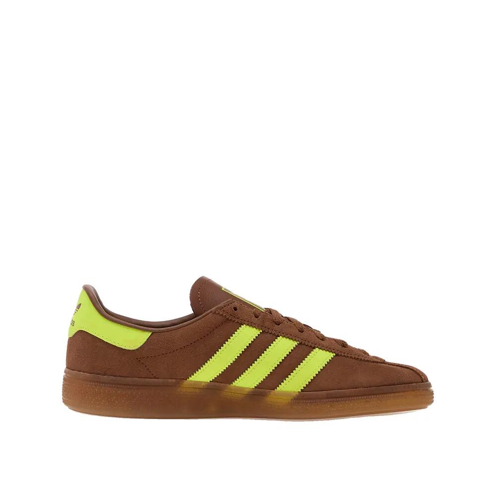 Chaussures adidas Muenchen Suède Marron/Jaune 2/6