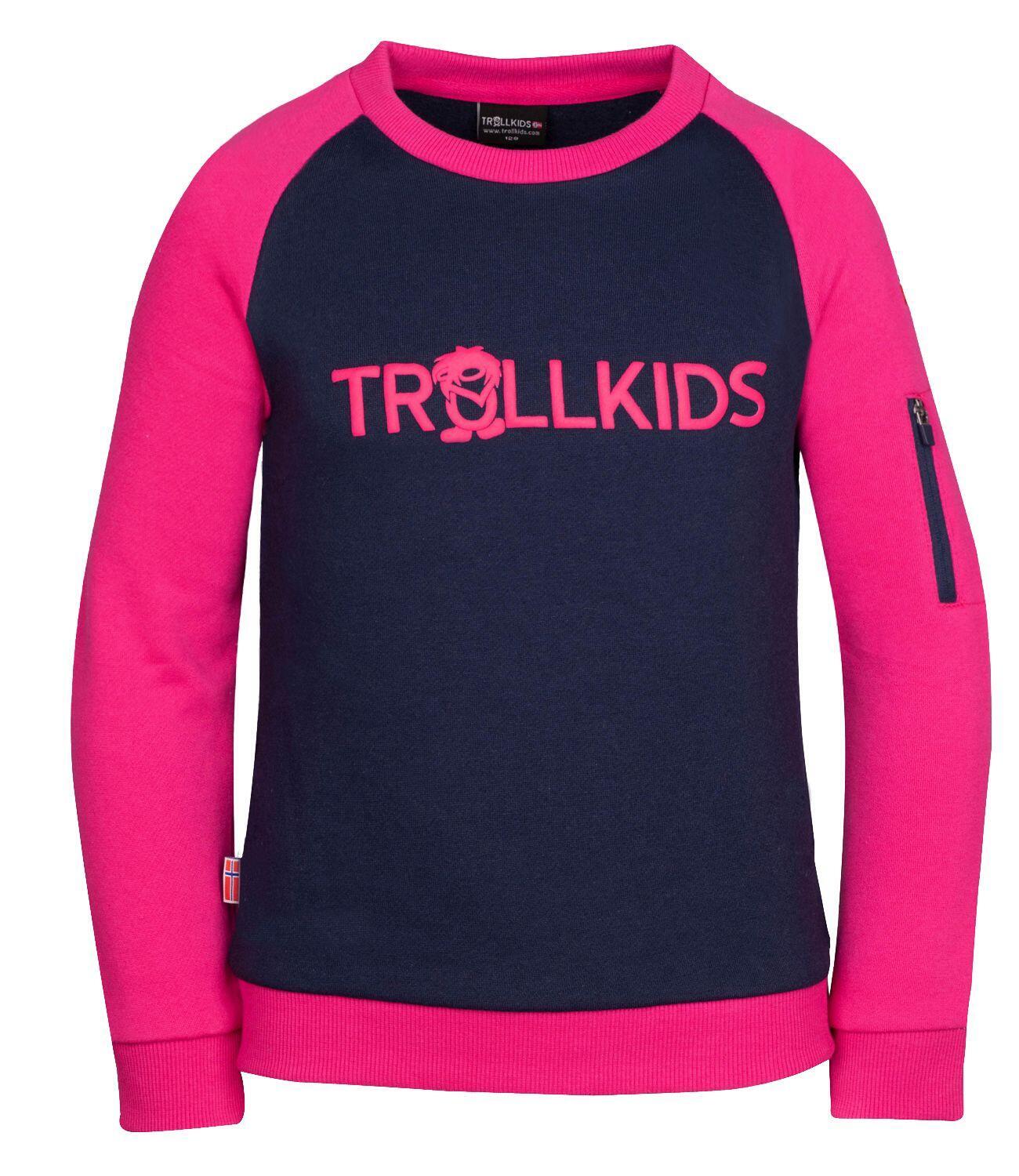 Sandefjord children's sweatshirt navy blue/magenta