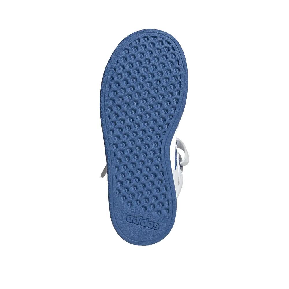 Zapatos Adidas Grand Court Mid Niño Blanco/Azul 4/8