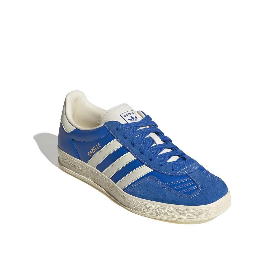 Chaussures adidas Gazelle Bleu/Blanc/Or Métallique 3/6