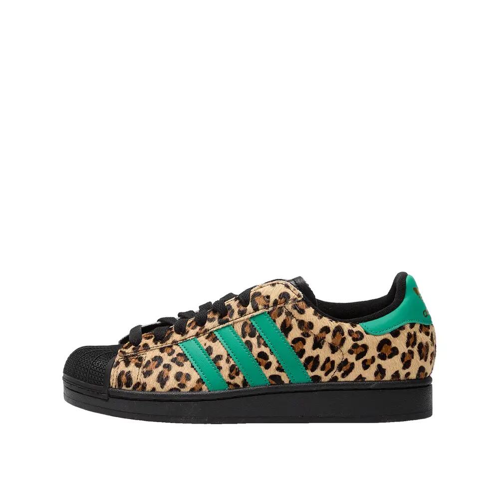 Zapatillas Adidas Superstar II Leopardo Verde 6/6