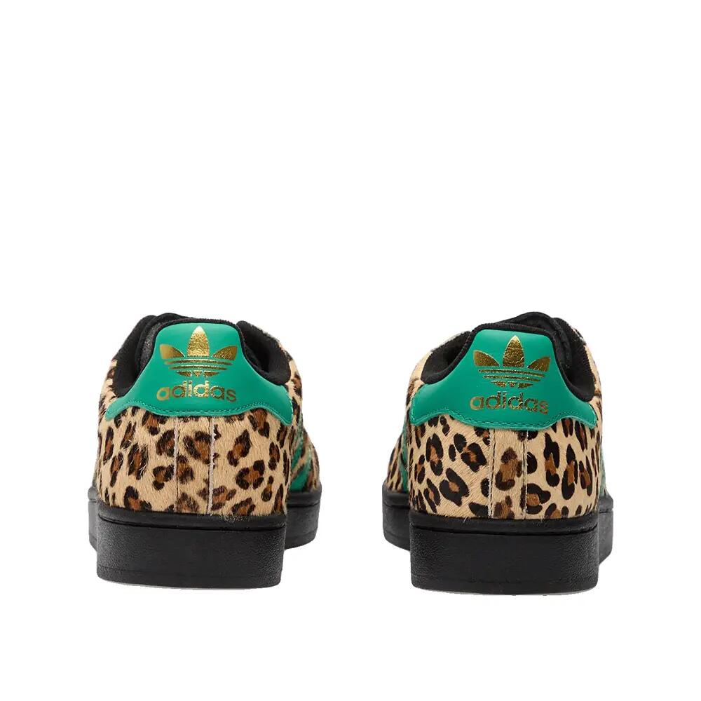 Zapatillas Adidas Superstar II Leopardo Verde 4/6