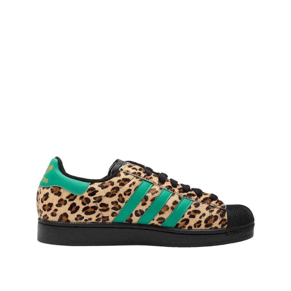 Zapatillas Adidas Superstar II Leopardo Verde 2/6