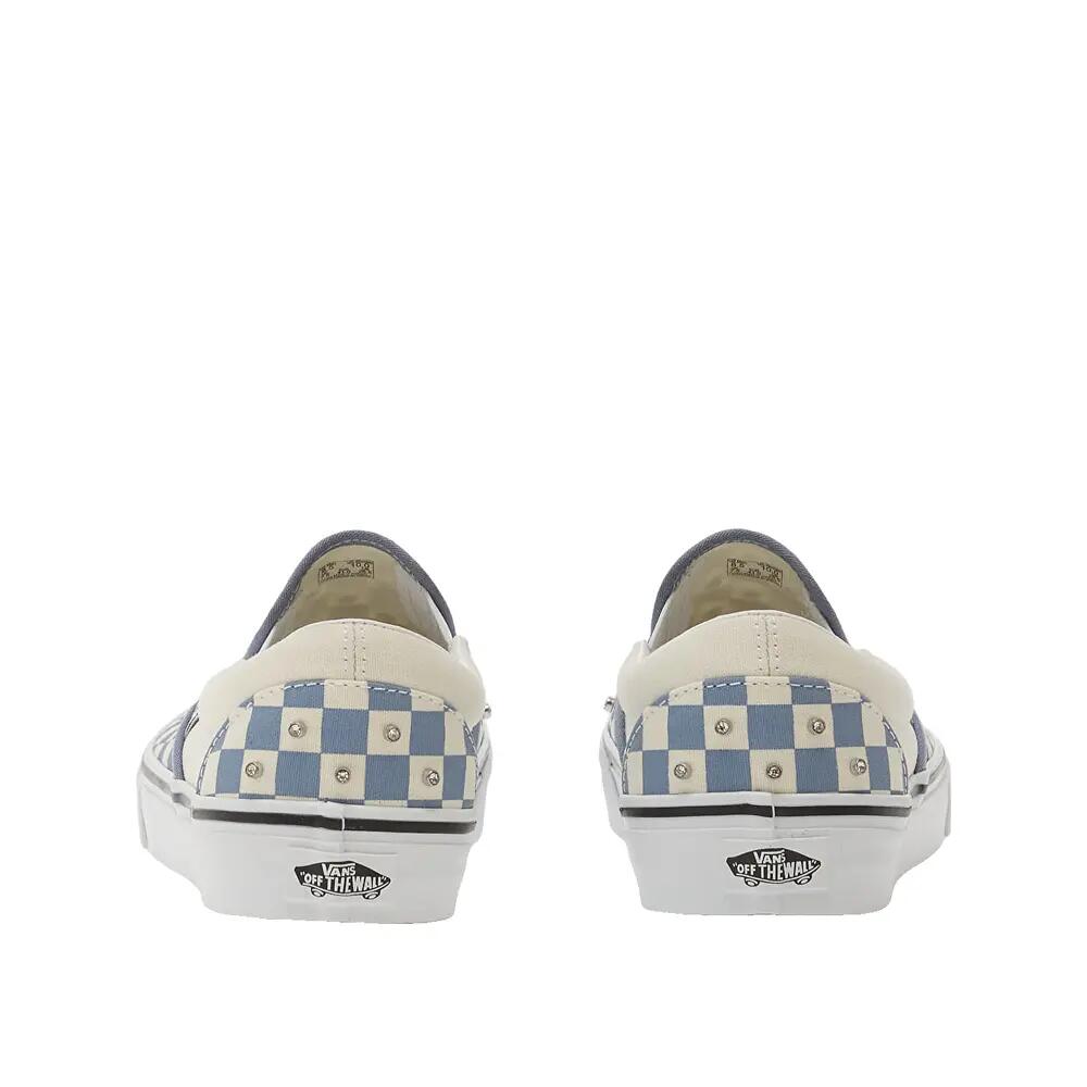 Zapatillas Vans Classic Slip-On con diseño de cuadro Azul 5/6