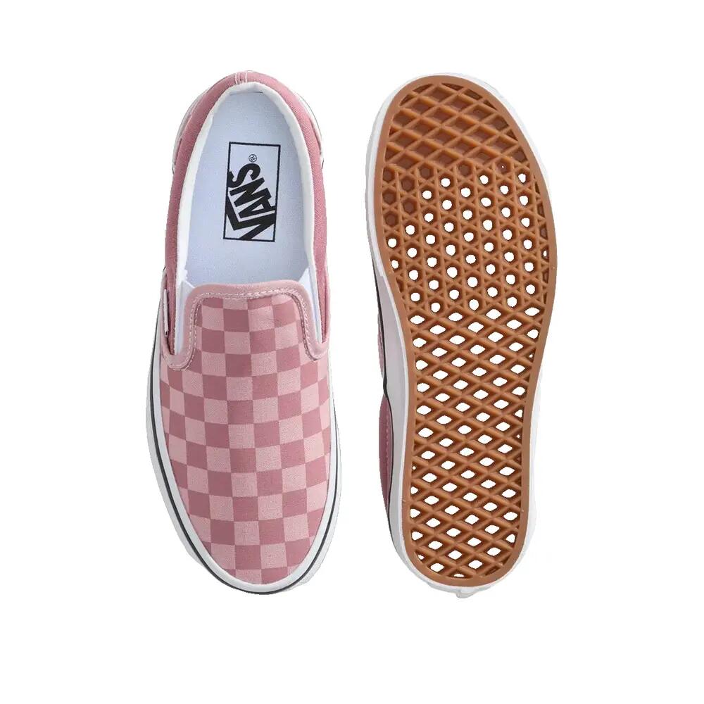 Scarpe Vans Classic Slip-On Denim Rosa 4/4