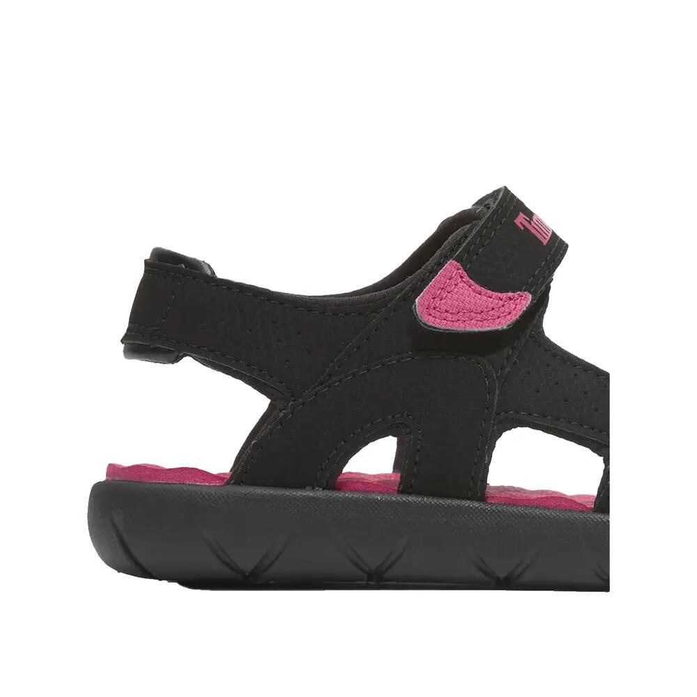 Timberland Perkins Row 2 Strap Sandals Black/Pink 8/9