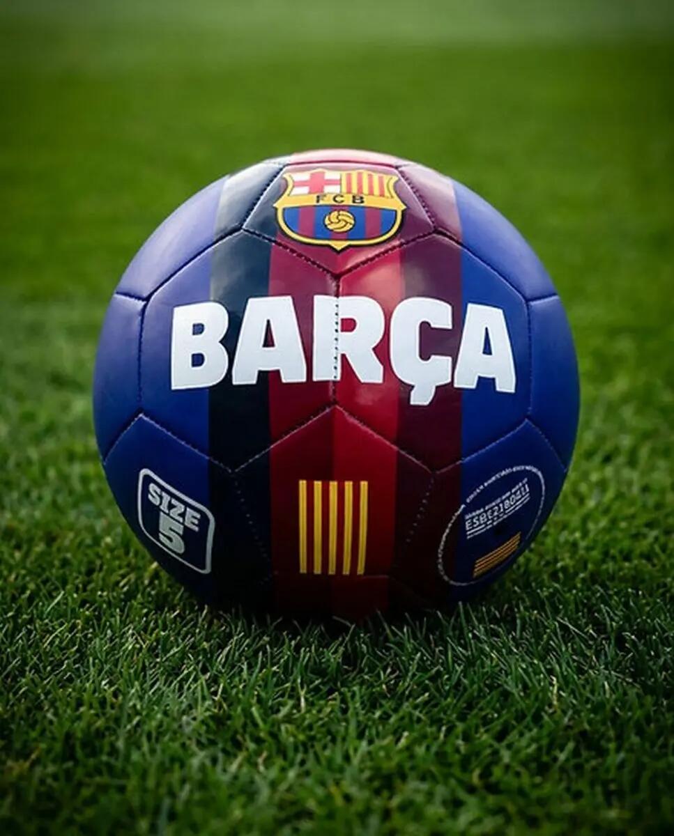 FC Barcelona piłka nożna oficjalna licencjonowana wielokolorowa 3/4