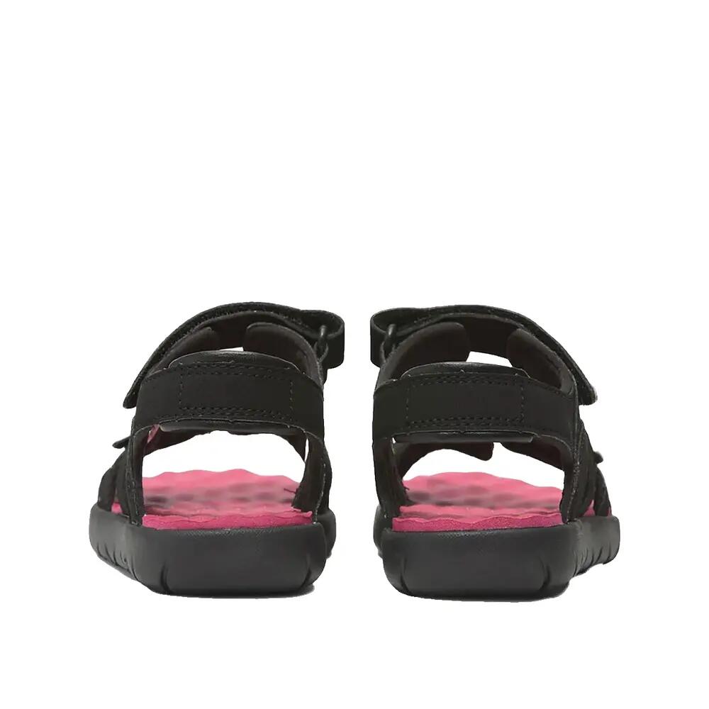 Timberland Perkins Row 2 Strap Sandals Black/Pink 7/9