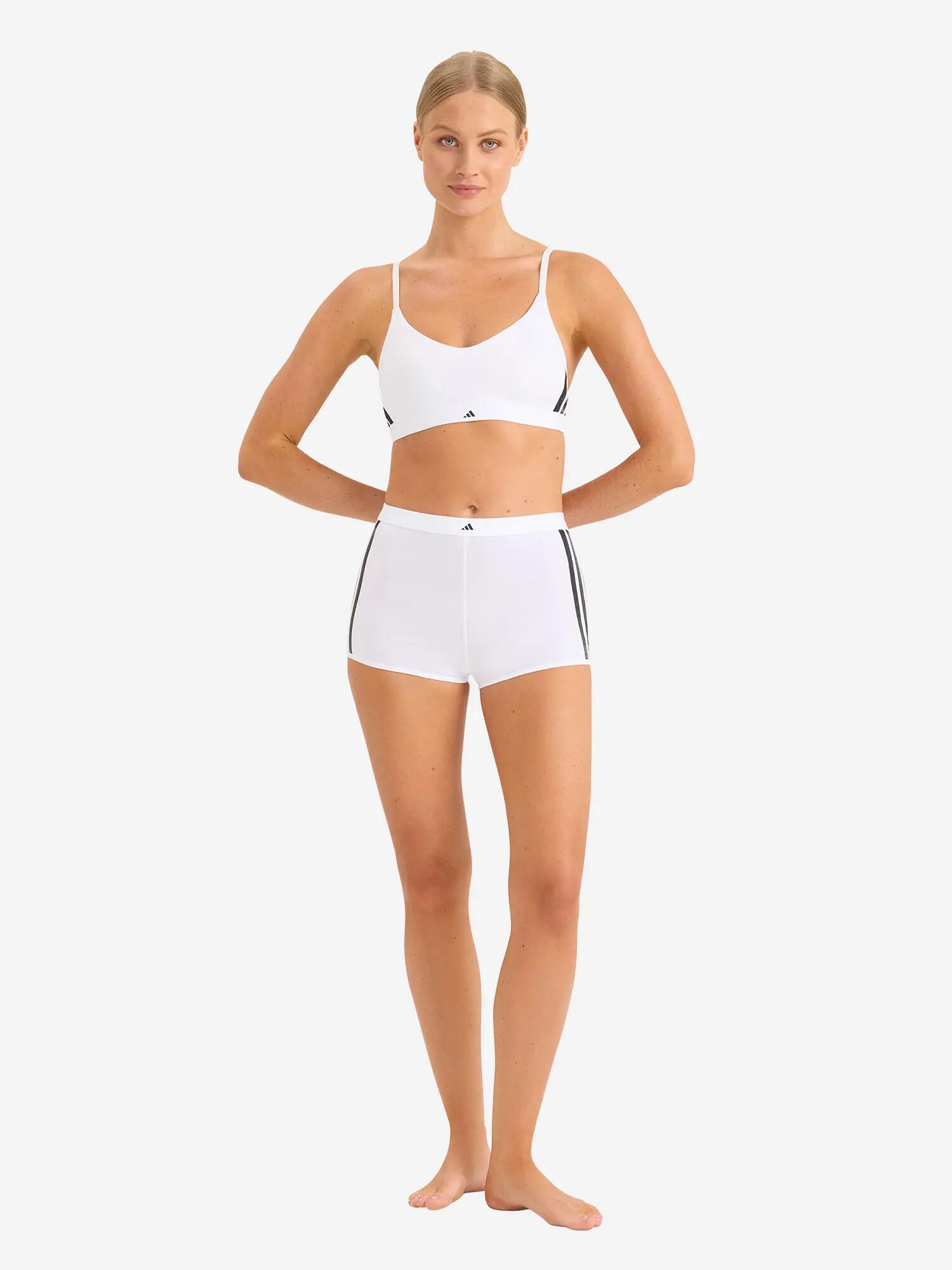 Bralette soft, ohne Bügel Damen - Sport Active Essentials Cotton 3 Stripes 3/6