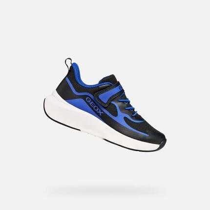 Baskets Garçon PRO-RAN BOY Bleu Marine/Bleu Clair