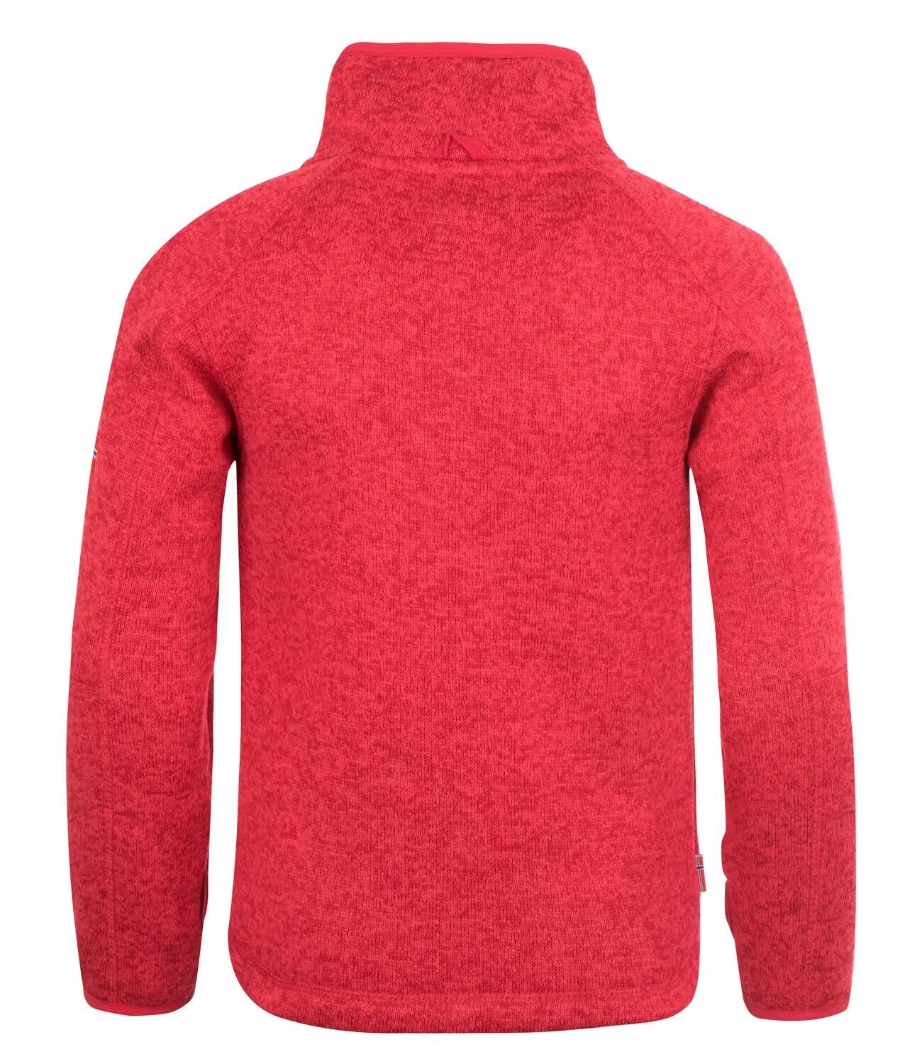 Kinder Fleece-Jacke Jondalen Erdbeerrot 2/3