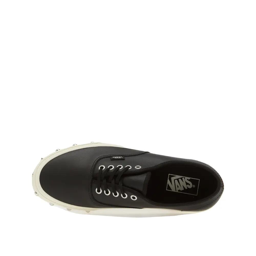 Zapatos Vans Authentic de Cuero Negro 3/6