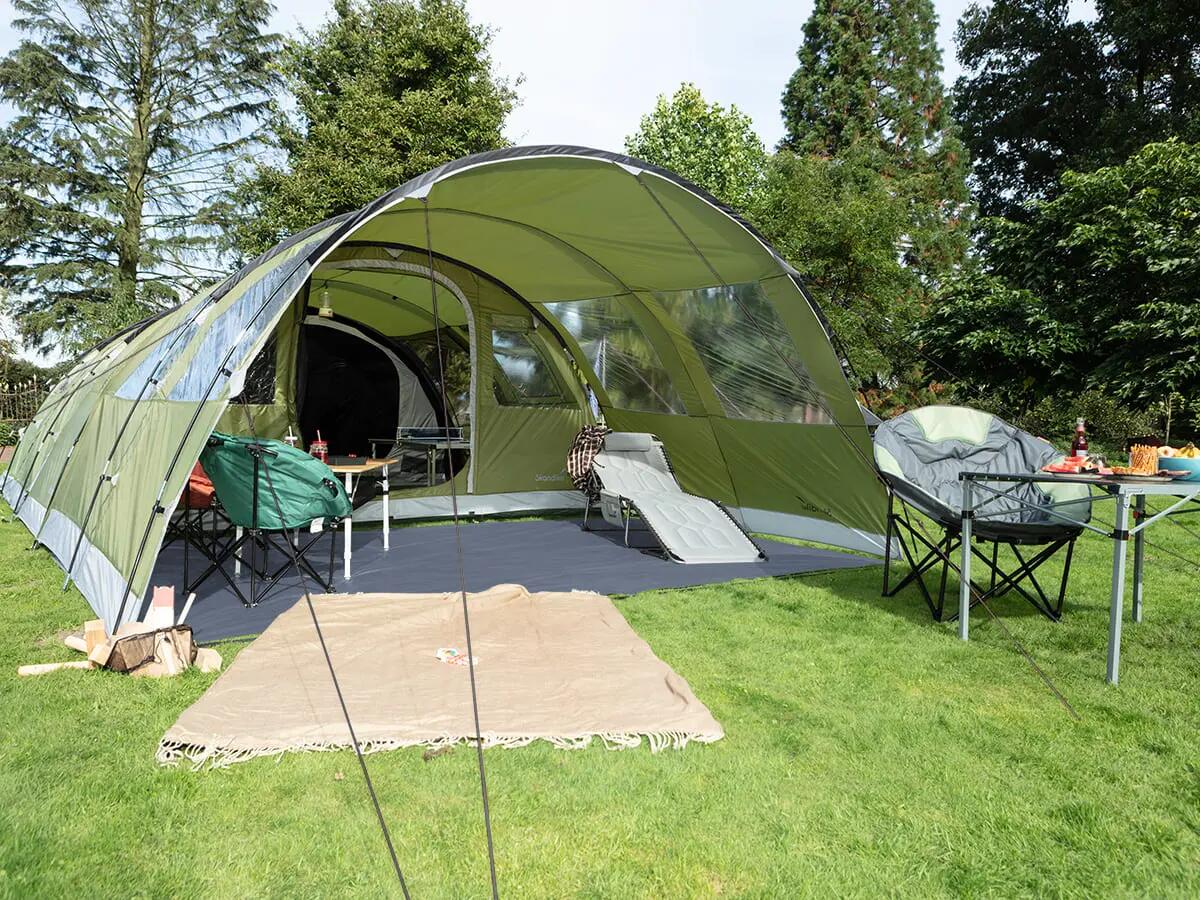 Gebraucht - Vorzelt für Tunnelzelt Gotland 5 Protect - Canopy für Zelt 6/15