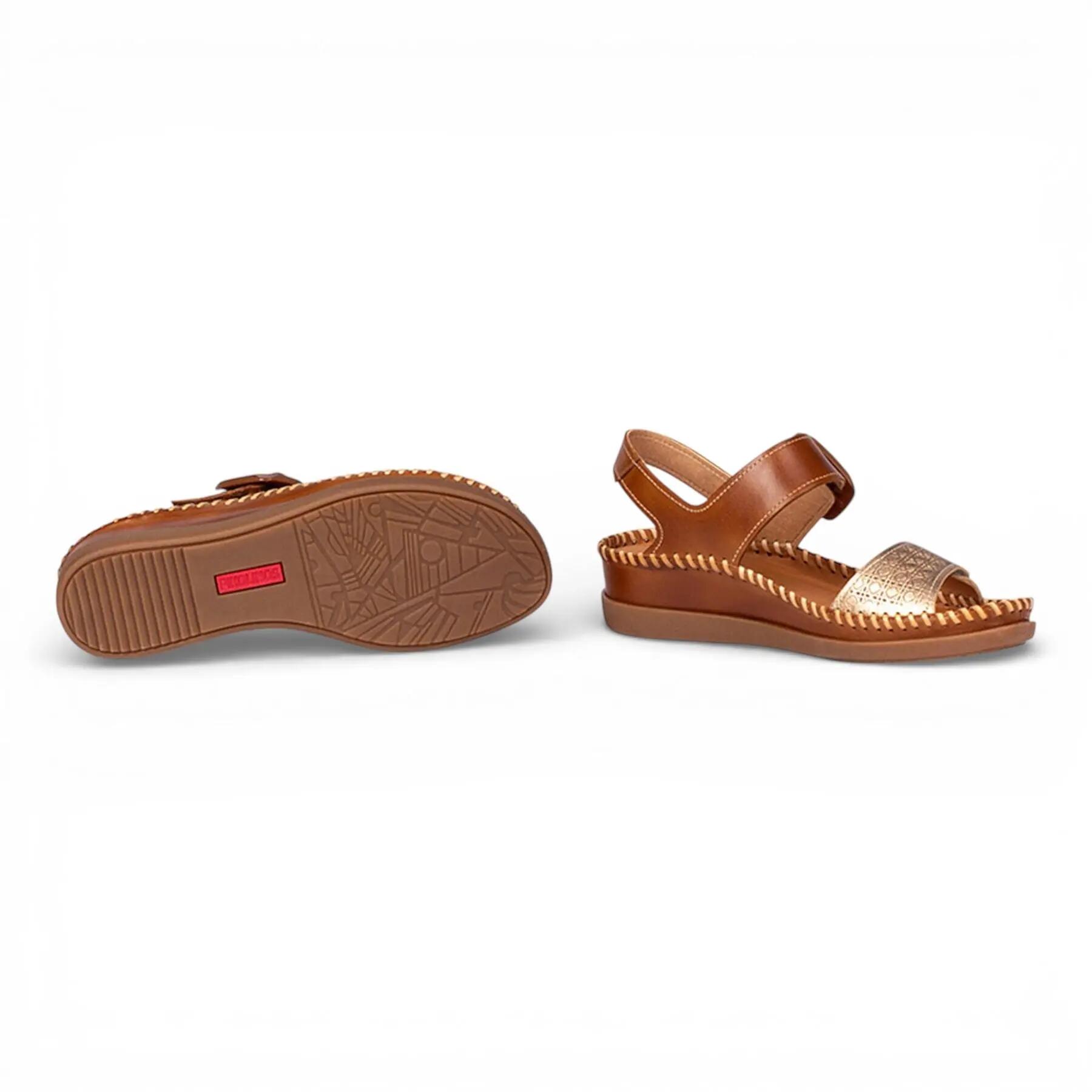 Pikolinos Womens Leather Lightweight Summer Wedge Sandals - Cadaques 7/8