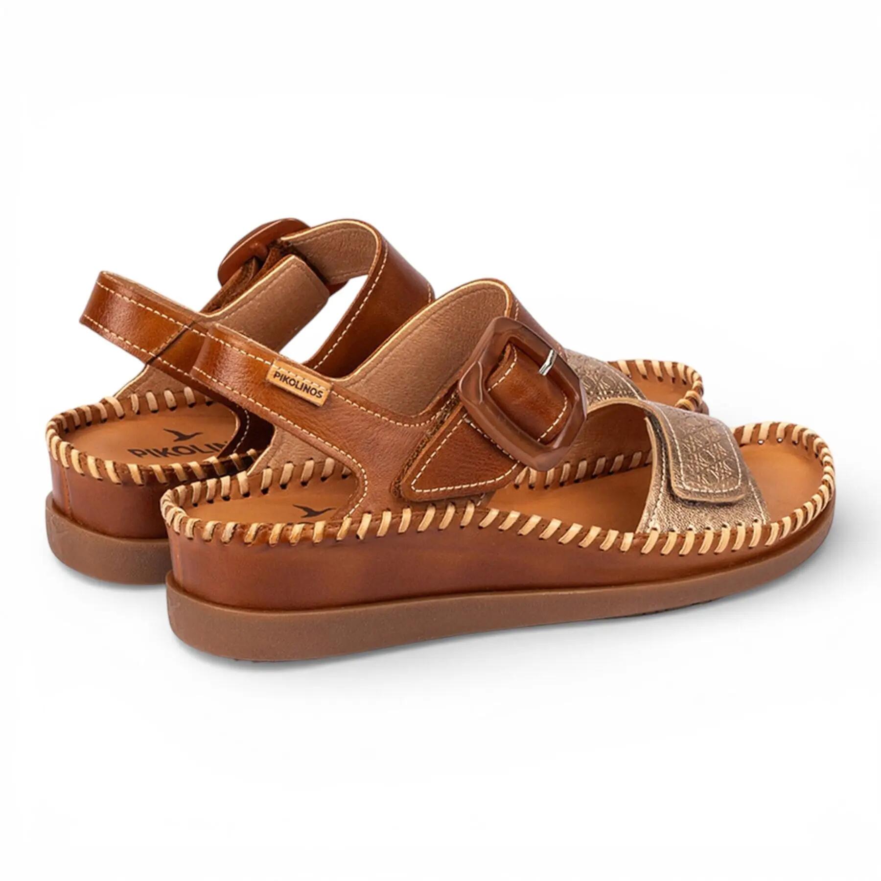 Pikolinos Womens Leather Lightweight Summer Wedge Sandals - Cadaques 5/8