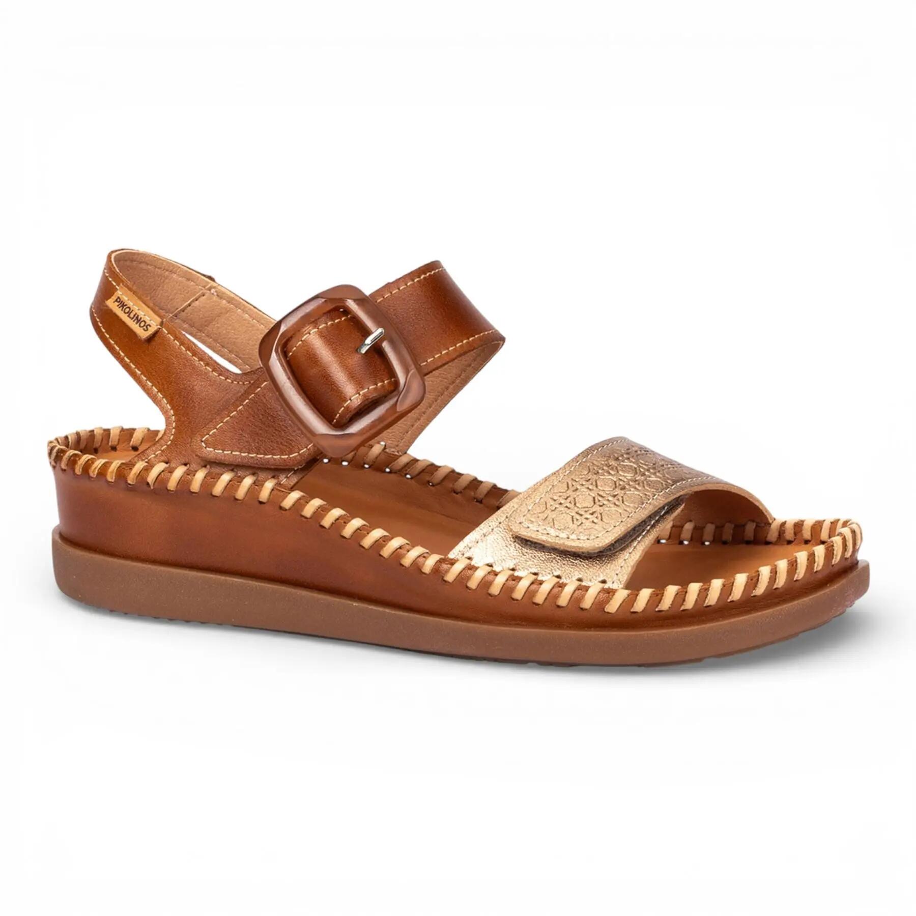 Pikolinos Womens Leather Lightweight Summer Wedge Sandals - Cadaques 3/8