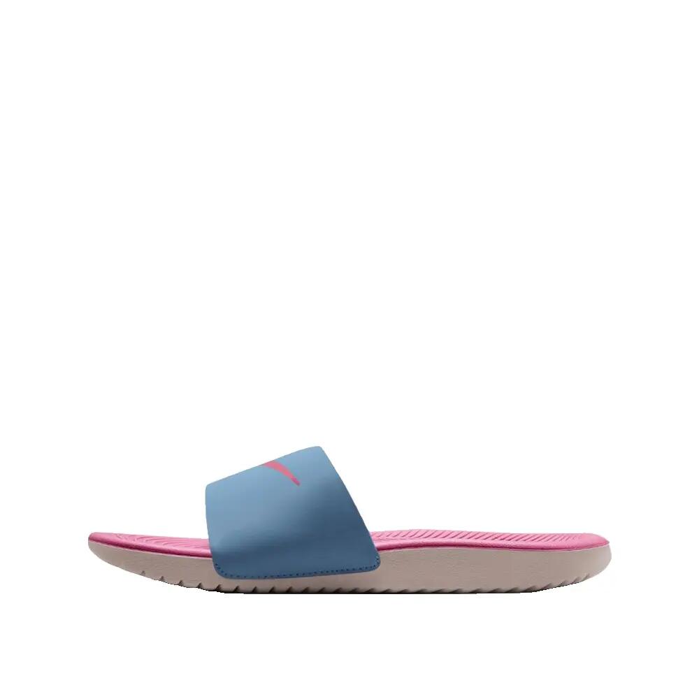 Tongs Nike Kawa Azul de trabalho/Peony-Chalk 4/6