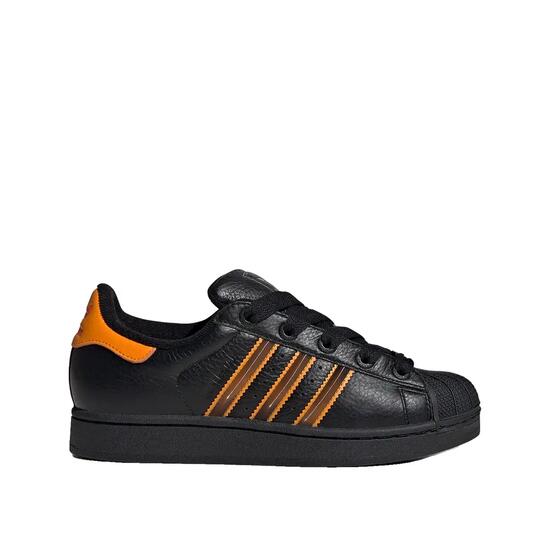 Chaussures adidas Superstar II Femme Noir/Orange