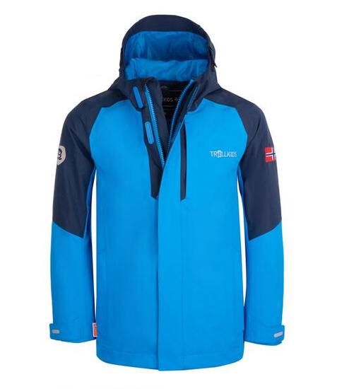 Veste enfant Skaland bleu marine/bleu moyen