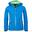 Veste Softshell pour enfants Trollfjord Hydrofuge Bleu moyen/Vert